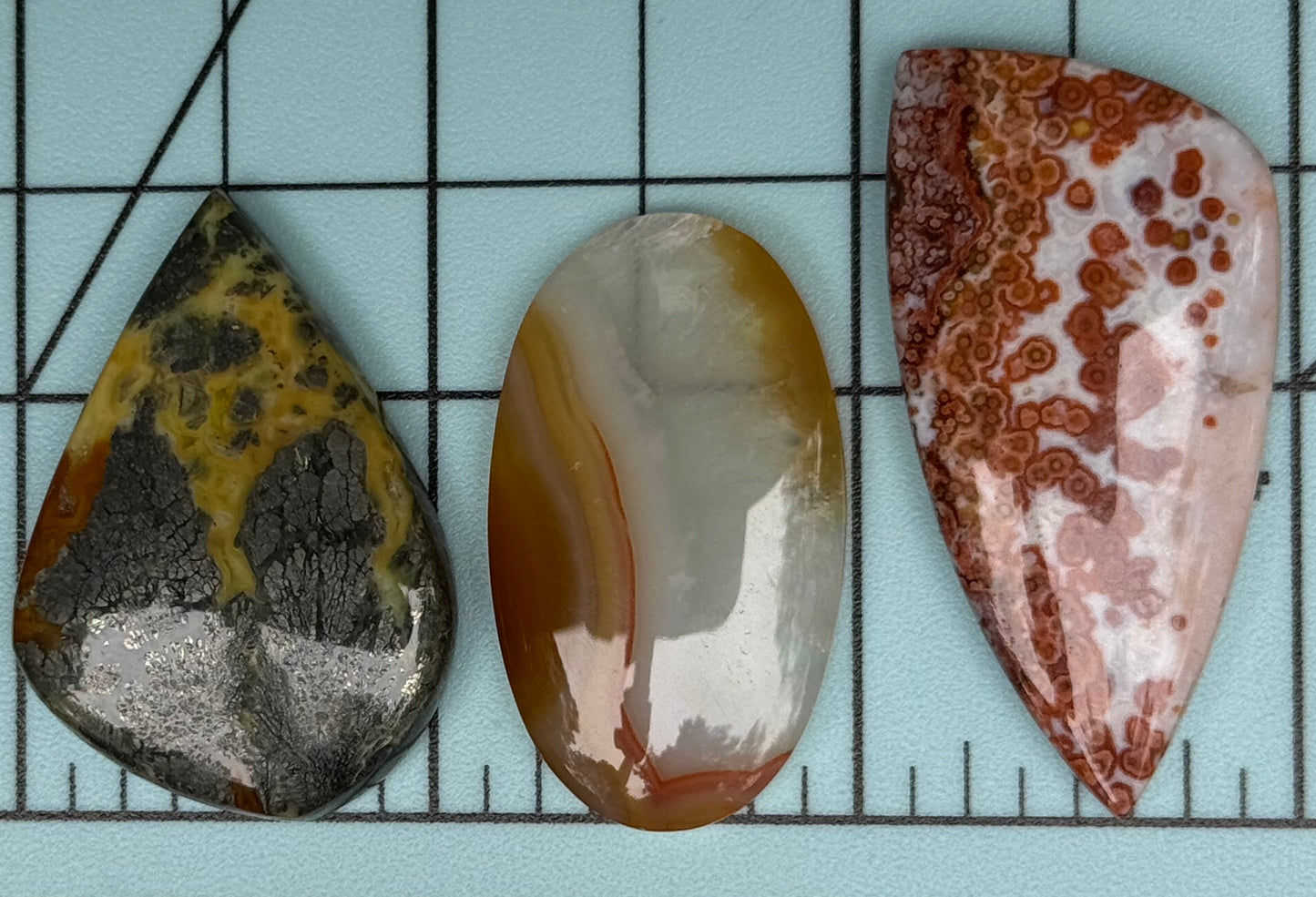 Indonesian Cabochon Trio